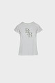 T-shirt με ανάγλυφη στάμπα