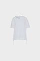 T-shirt με cut-outs και μεταλλικές λεπτομέρειες