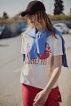 T-shirt με foil τύπωμα