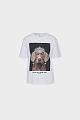 T-shirt με τύπωμα και στρας
