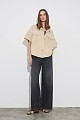 Overshirt distressed με τύπωμα