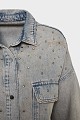 Overshirt denim με στρας