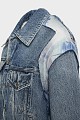 Denim τζάκετ με ύφασμα