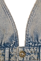 Denim μπούστο