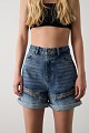 Denim σορτς με cut-out