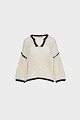Διάτρητο πουλόβερ V neck