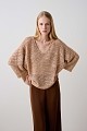 Πλεκτό oversized λούρεξ πουλόβερ