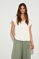 Σατέν V-neck τοπ