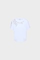T-shirt με κεντητές χάντρες