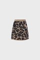 Μίνι leopard φούστα
