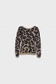 Leopard πουλόβερ με στρας