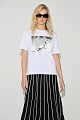 T-shirt με τύπωμα και foil λεπτομέρειες