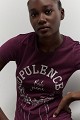 T-shirt με πούλιες και τύπωμα