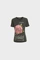 T-shirt με τύπωμα και στρας