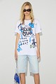 T-shirt με τύπωμα και τρουκς