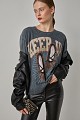 T-shirt με τύπωμα και στρας