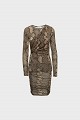 Μίνι φόρεμα με snake print