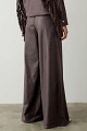 Leather look παντελόνι καμπάνα