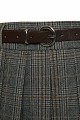Μίνι καρό πλισέ φούστα