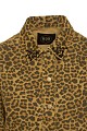 Animal print τζιν τζάκετ