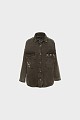Denim overshirt με τρουκς