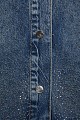 Denim overshirt με στρας