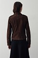 Suede τζάκετ με φερμουάρ
