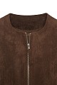 Bomber τζάκετ με όψη suede
