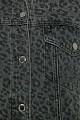 Leopard denim τζάκετ