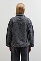 Leopard denim τζάκετ