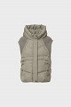 Puffer γιλέκο με κουκούλα