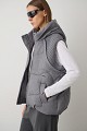 Puffer γιλέκο με κουκούλα