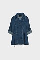 Denim κοντή καπαρντίνα