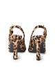 Pony skin slingback γόβες
