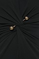 Μάξι στράπλες φόρεμα με κόμπο - Gold label