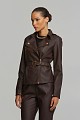 Μπουφάν perfecto σε δερμάτινη όψη