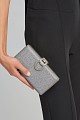 Clutch lurex τσαντάκι σε ασημί απόχρωση