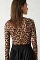 Μακρυμάνικη animal print μπλούζα